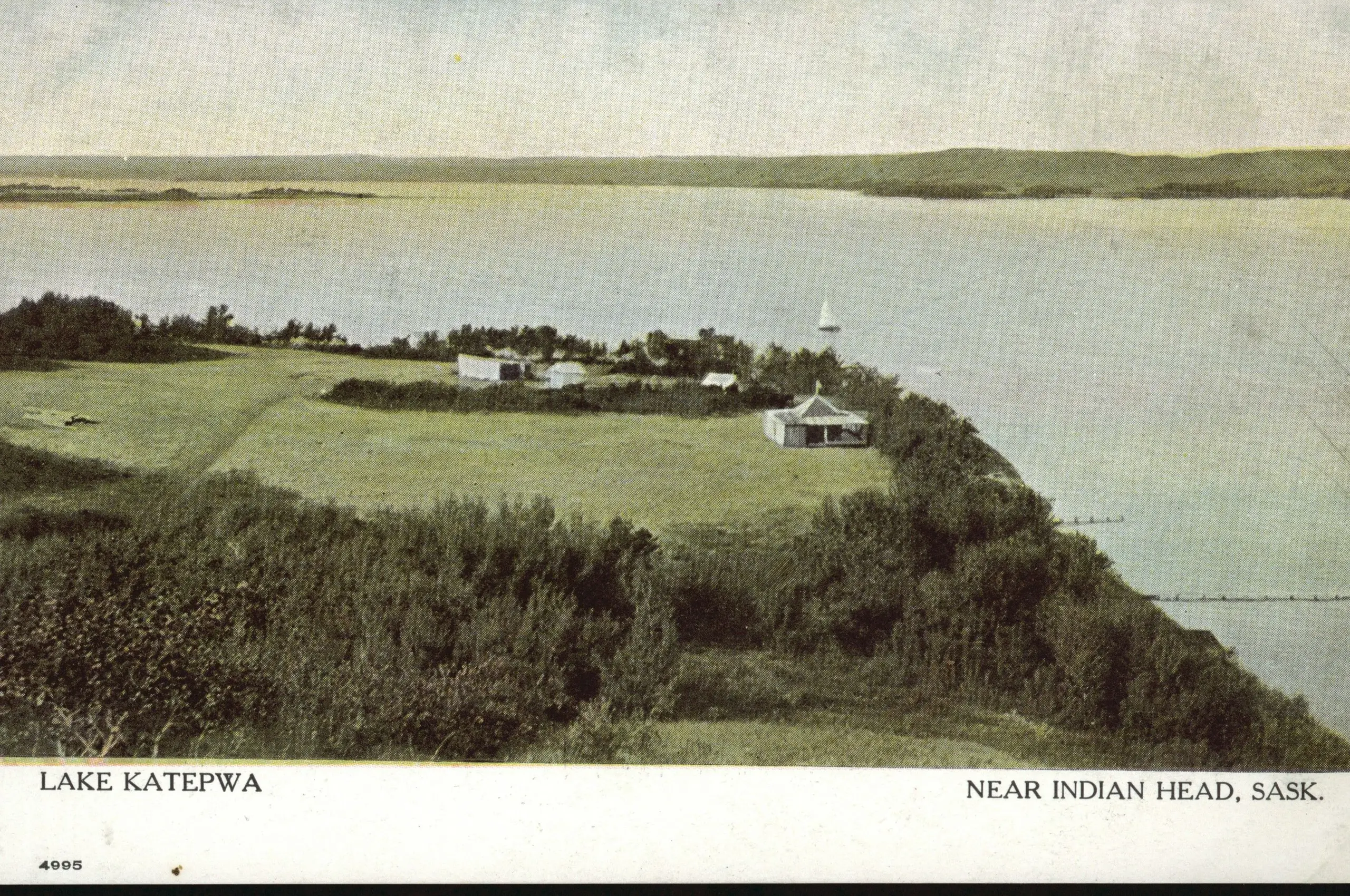 Lake Katepwa from the hillside, near Indian Head